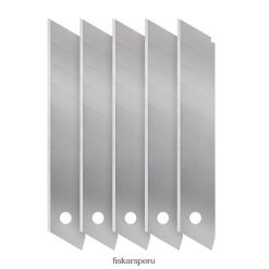 Cuchillas utilitarias desmontables de 18 mm (paquete de 5) 62R48J386 Fiskars herramienta