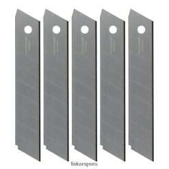 Cuchillas utilitarias desmontables Pro Carbonmax de 18 mm, paquete de 5 62R48J706 Fiskars herramienta