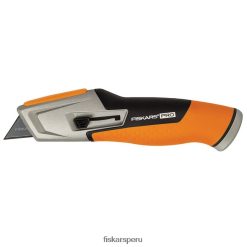 cuchillo utilitario retráctil profesional 62R48J710 Fiskars herramienta