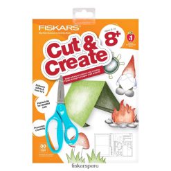 libro de actividades y tijeras para niños grandes de 6 pulgadas (a partir de 8 años) 62R48J66 Fiskars herramienta