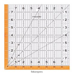 regla acrílica cuadrada (8,5" x 8,5") 62R48J499 Fiskars herramienta