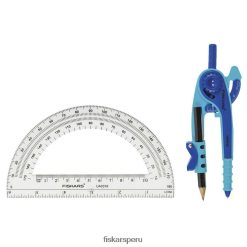 set de transportador y compás 62R48J63 Fiskars herramienta